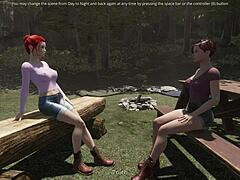 Let's explore Caroline's camping fantasies with Misty.