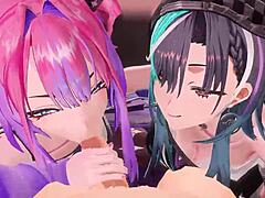 Hey folks, check out this wild 3D hentai with Kiki and Rindo!