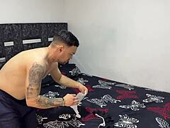 Caught Masturbating with Stepmom's Underwear, She Finds Me