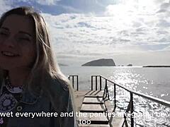 Romantic Walk Turns Wild with Remote Vibrator Inside Me!