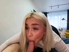 Chubby Blonde Teen's Big Ass Bounces Hard in Hot Amateur Action!