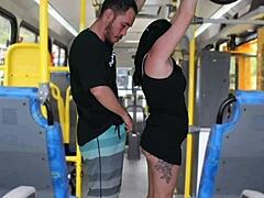 I can't believe that creepy old guy jerked off on a brunette in the bus!