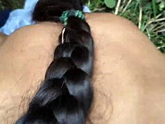 my hot indian girlfriend banged hard in jungle