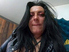 Dirty-Talking While Masturbating and Licking a Sex-Toy Pussy, Insane!