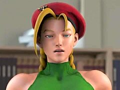 Cammy battles Yuri in steamy futanari clash by Redmoa.