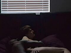 Wow, check this big titty lesbian playing before taking BBC! 😍