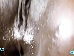 Cum drips from black ass in missionary creampie and cumshot compilation part 4.