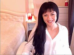 Small Tit Brunette Helga Muah aka Jessy Strips and Teases