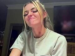 Wow, Watch Petite Mature Blonde Sassy Rub Nipples and Finger Deep!