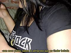 Descubro a Mi Hermanastra en Tinder y Usa Su Garganta para Callarme a Cambio de Silencio con Sus Padres