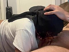 Facefuck and Rimming with Chocolate Syrup Interracial - Sweet Yet Messy Contrast