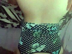 pov doggystyle banging in her floral dress