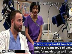 freshman endures intense mandatory hitachi orgasm from dominant nurse jackie banes