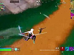 fortnite gangbang turns into wild banging with multiple guys in fetish fun