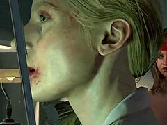 Claire Redfield poses in glamour nude mod for Resident Evil 2