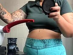 Exhibitionist Flashes Swollen Big Pussy In Public Tease