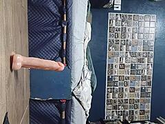 the young girl encountered a stranger and helped him cum while squirting like a fountain on him