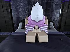 Furry Character Takes Rough Sex In Roblox Scene