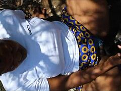 Ebony Woman Enjoys a Relaxed Solo Date with Toys and Vibrator Vibes