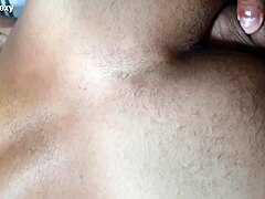 subtle tease of deep anal penetration stretching that tight ass with slow fingering and rough doggystyle action in homemade video