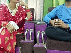 stepsister bhabhi loses her tight pussy in a card game with first-time indian fucking and deepthroat