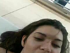 so lili is this hot latina babe with a big ass showing off on webcam like it's no big deal