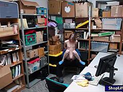 Skinny Teen Shoplifter Gets Pounded by LP Officer with Monster Big Cock in Petite Pov Reality