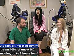 Doctor Tampa gets treated at the cum clinic by nonbinary doctors in an extraction procedure with anal fingering and moaning.
