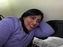 Even during her period she wouldn't leave me alone and came over to get fully covered in sticky cum after intense blowjob and handjob action.