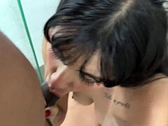 Swallow Cum Before Work in Sexy Brazilian Creampie Ride