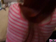 Krystal Orchid explores her private family connections in a close-up view