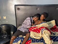 Oh man, that ebony chick with tattoos gets wild riding a big black cock, shaking her oiled ass and screaming like crazy. It's total exotic chaos in the bedroom.