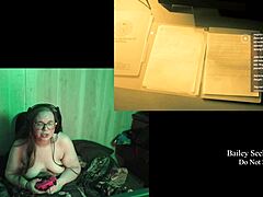 hey, check this brunette bbw with big natural tits and glasses in naked lake house game part 2
