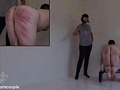 Hey, ready for part 2 of this intense caning session with the huge cock slut getting punished?