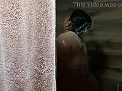 omg i get home to my aunt bathing and masturbating, almost catch her in the shower 😱