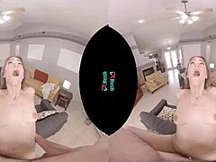 vrhush kenzie madison gets pov fuck doggystyle with cumshot on face after long day at work