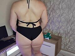 hey, you think this bikini fits my big ass right in this pawg try-on haul?