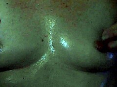 i'm a mature milf showing off my tits and hard nipples