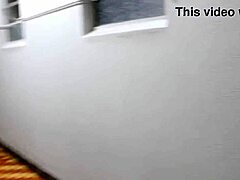 the naughty neighbor blonde teases with wet pussy lips, slapping and spreading them wide for first-time moans