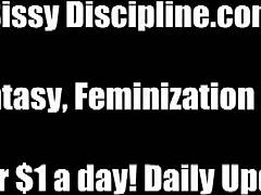 Dressing you up like a pretty little 18+ sissy girl for some intriguing fun