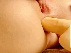 why does this hot girl tease with dildo play