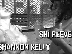 Shannon and Shi take anal fingering, deepthroat blowjob, doggystyle assfucking in stockings and heels