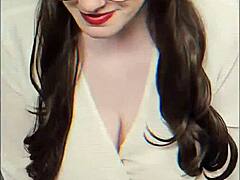 Boss husband calls me into the office for a performance review ending with his heavy cum load jizzed right on my face.