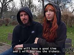 i pickd up a big-titted stranger for an amateur sex adventure with my monster cock