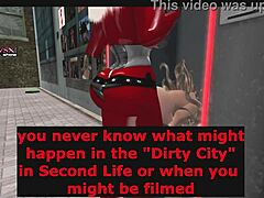 Shemale Using Girl In Slut Vendor Gloryhole In Second Life Webcam Cartoon!