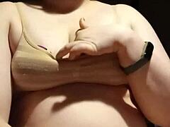 Tiny 18+ Plays With Big Tits