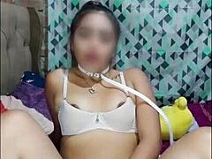 i'm masturbating this latina until she squirts everywhere