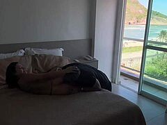 Woke Up The Beautiful Ebony Tourist With Sensual Oral Before Thrusting Deep In Her Hairy Pussy And Ass