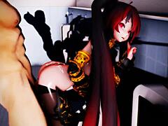 Princess Knight Zatsune In Restroom