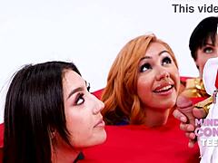 Hot Teen 18+S In Freeuse Game Show Getting Their Pussies Fucked!